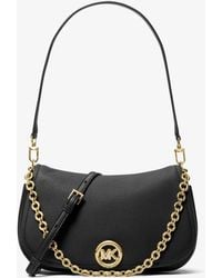 MICHAEL Michael Kors - Mk Nolita Medium Pebbled Leather Convertible Shoulder Bag - Lyst