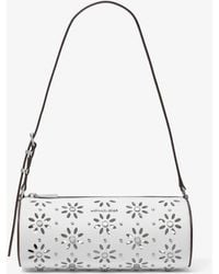 MICHAEL Michael Kors - Mk Izzy Small Pebbled Leather Barrel Pochette - Lyst