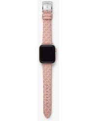 Michael Kors Bracelet à logo pour Apple Watch® - Rose
