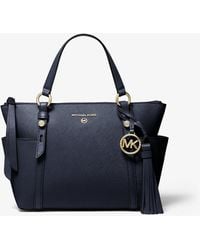 MICHAEL Michael Kors - Sullivan Small Saffiano Leather Top-zip Tote Bag - Lyst