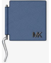 Michael Kors - Mk Porte-Cartes Edison En Cuir Résistant Aux Rayures Avec Pince À Billets - Lyst