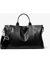 Michael Kors - Mk Nicholas Medium Pebbled Leather Slouch Duffel Bag - Lyst