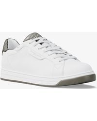Michael Kors - Mk Keating Leather Trainers - Lyst