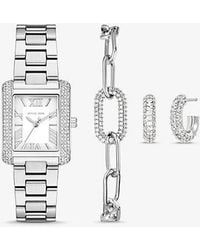 Michael Kors - Emery Three-hand Stainless Steel Watch - Lyst