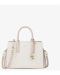 Michael Kors - Laila Small Signature Logo Satchel - Lyst
