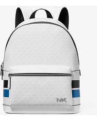 Michael Kors - Rivington Striped Signature Logo Stripe Backpack - Lyst