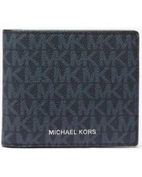 Michael Kors - Hudson Signature Logo Billfold Wallet - Lyst