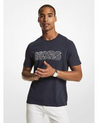 Herren Bekleidung T-Shirts Kurzarm T-Shirts Michael Kors Baumwolle Andere materialien t-shirt in Grau für Herren 