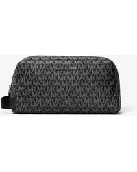 Michael Kors - Mk Brooklyn Printed Signature Logo Travel Kit - Lyst