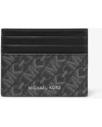 Michael Kors - Mk Hudson Empire Signature Logo Tall Card Case - Lyst