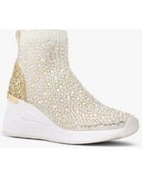 michael kors gold high tops