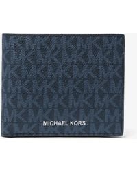 Michael Kors - Greyson Logo Billfold Wallet With Coin Pocket - Lyst