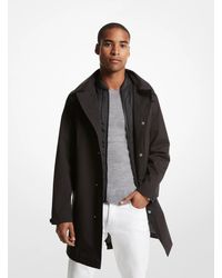 Michael Kors - Mk 3-In-1 Mackintosh Woven Coat - Lyst