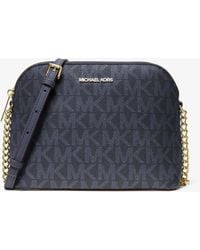 Michael Kors Outlet - Mk Cindy Signature Logo Dome Crossbody Bag - Lyst