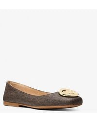MICHAEL Michael Kors - Mk Milan Suede Ballet Flat - Lyst