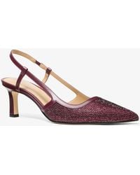 MICHAEL Michael Kors - Mk Alora Suede Slingback Pump - Lyst