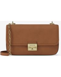 MICHAEL Michael Kors - Mk Tribeca Large Pebbled Leather Shoulder Bag - Lyst
