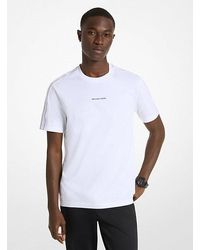 Michael Kors - Logo Tape Cotton T-shirt - Lyst