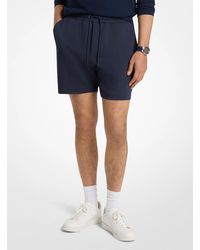 Michael Kors - Mk Logo Pocket Cotton Blend Shorts - Lyst