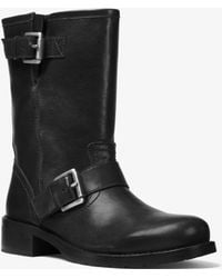 jonas leather moto boot