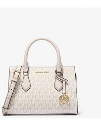 Michael Kors - Sheila Small Signature Logo Satchel - Lyst