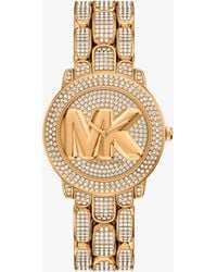 Michael Kors - Pavé Phoebe-Tone Watch - Lyst