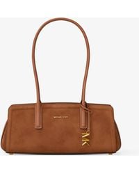 MICHAEL Michael Kors - Mk Laila Small Suede Shoulder Bag - Lyst