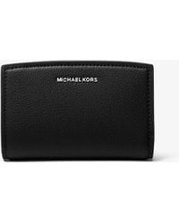 MICHAEL Michael Kors - Mk Bryant Medium Pebbled Leather Wallet - Lyst