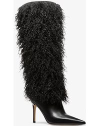 MICHAEL Michael Kors - Mk Botte Dawn En Fausse Peau De Mouton - Lyst