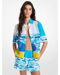 Michael Kors - X Christina Zimpel Cotton Lawn Shirt - Lyst
