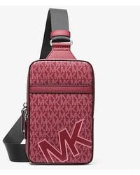Michael Kors - Cooper Medium Signature Logo Sling Pack - Lyst