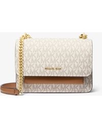 MICHAEL Michael Kors - Mk Claire Small Signature Logo Crossbody Bag - Lyst