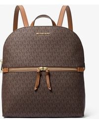 Michael Kors Outlet - Mk Dallas Medium Signature Logo Backpack - Lyst