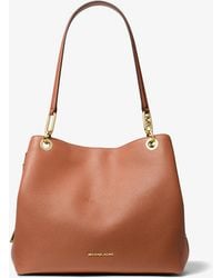 MICHAEL Michael Kors - Mk Kensington Large Pebbled Leather Tote Bag - Lyst
