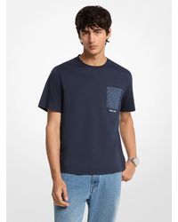 Michael Kors - T-Shirt With Pocket Night - Lyst