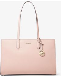 MICHAEL Michael Kors - Mk Scarlett Medium Pebbled Leather Tote Bag - Lyst