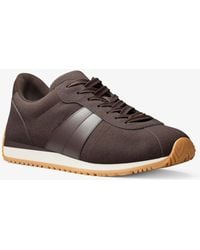 Michael Kors - Mk Reign Suede Trainer - Lyst