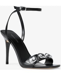 MICHAEL Michael Kors - Mk Liana Studded Leather Sandal - Lyst