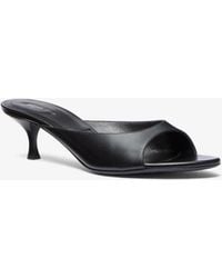Michael Kors - Mk Arianna Leather Mule - Lyst