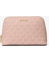 MICHAEL Michael Kors - Mk Jet Set Small Signature Logo Travel Kit - Lyst