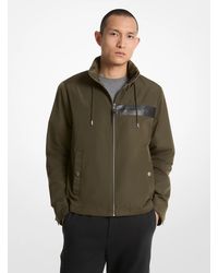 Michael Kors - Mk Woven Windbreaker Jacket - Lyst