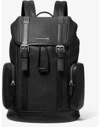 Michael Kors - Mk Hudson Pebbled Leather Backpack - Lyst
