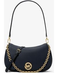 MICHAEL Michael Kors - Mk Nolita Medium Pebbled Leather Convertible Shoulder Bag - Lyst