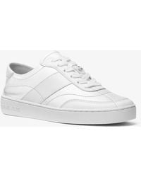 MICHAEL Michael Kors - Mk Kaycee Metallic Leather Trainers - Lyst