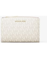 MICHAEL Michael Kors - Mk Bryant Medium Signature Logo Wallet - Lyst