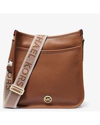 MICHAEL Michael Kors - Luisa Large North South Messenger (Camel) Cross Body Handbags - Lyst