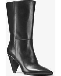 michael kors mid calf boots