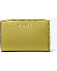 Michael Kors - Mk Bryant Medium Pebbled Leather Wallet - Lyst