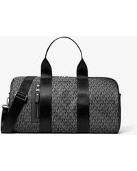 Michael Kors - Mk Brooklyn Large Printed Signature Logo Duffel Bag - Lyst