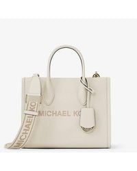 Michael Kors - Mirella Small Pebbled Leather Convertible Crossbody Bag - Lyst